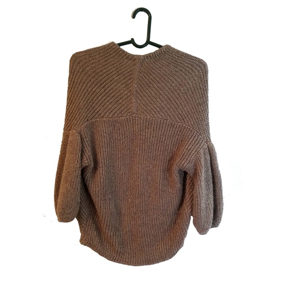 Woman brown cardigan - Picture 2 of 3